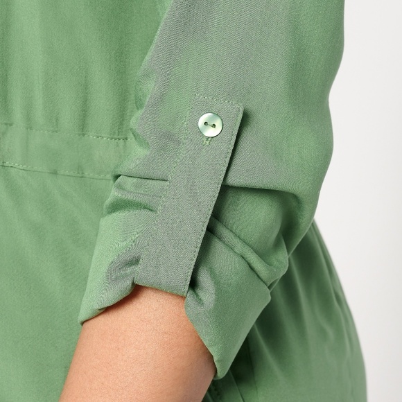 MUK LUKS Dream Weave Long-Sleeve Jumpsuit - Pink - Medium - Picture 14 of 14